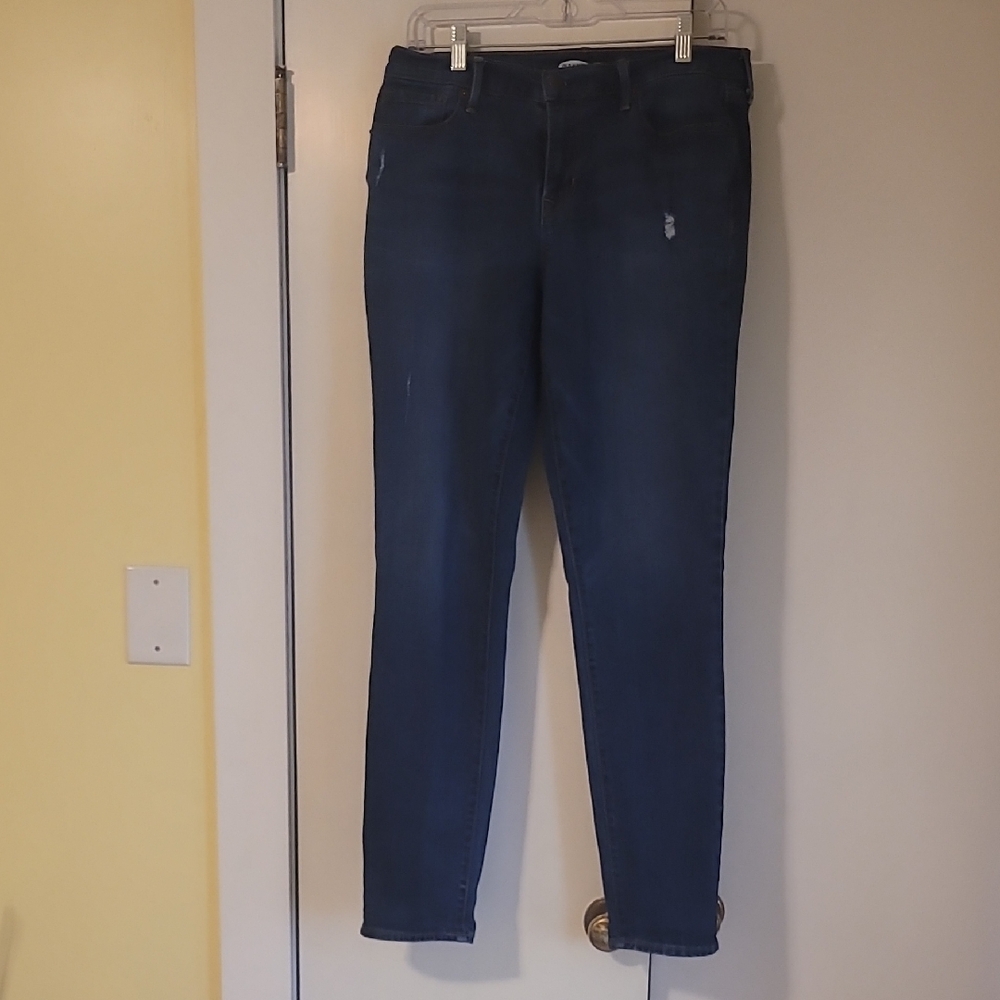 Old Navy Women's Dark Blue Skinny Jeans